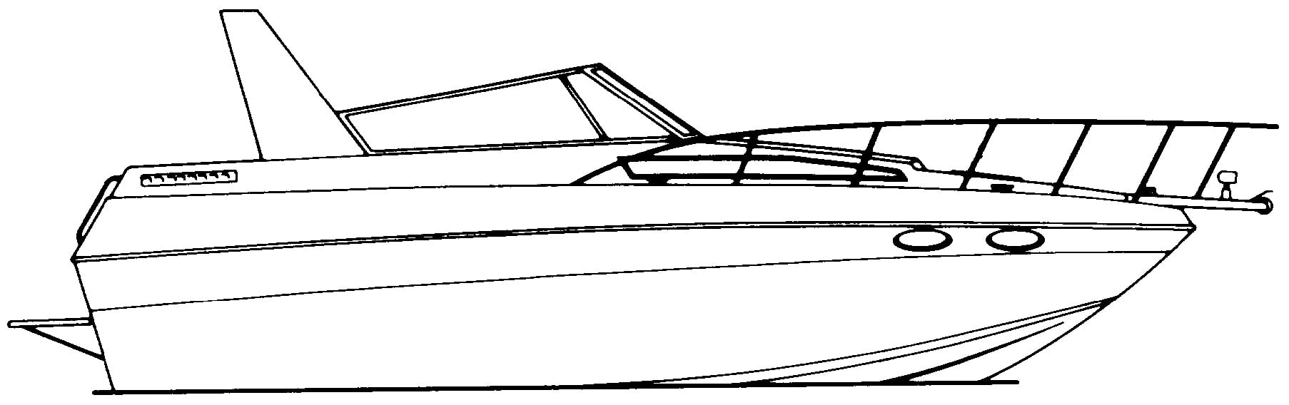 Celebrity 26 Crownline; 268 Sport Cruiser floor plan