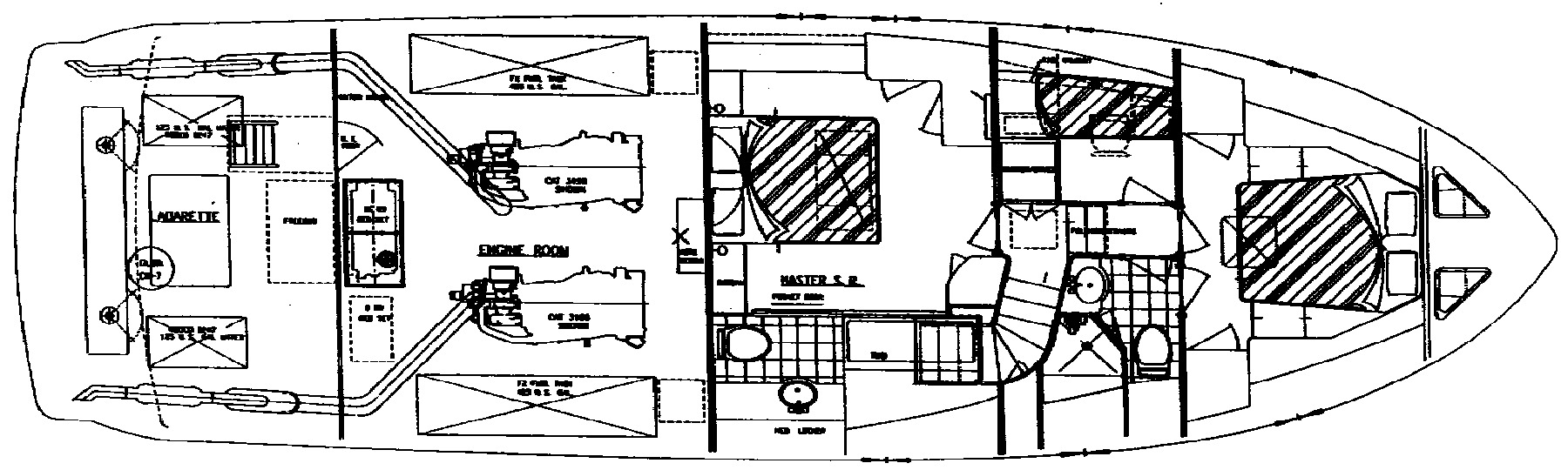 Symbol Yachts 54-58 Pilothouse floor plan