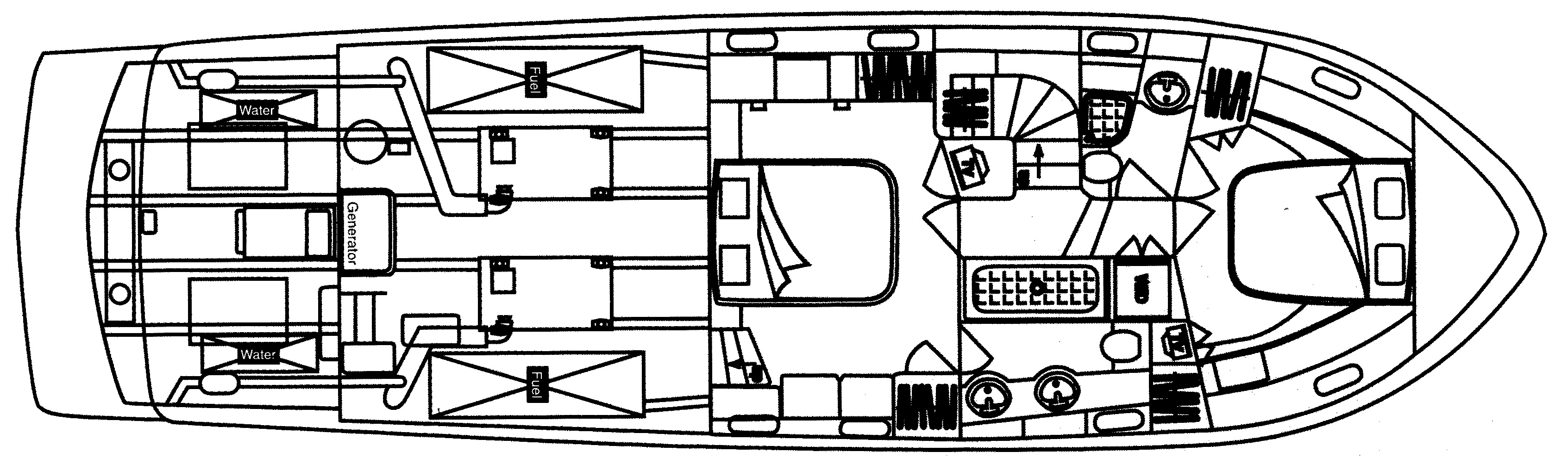 Symbol Yachts 55 Pilothouse floor plan