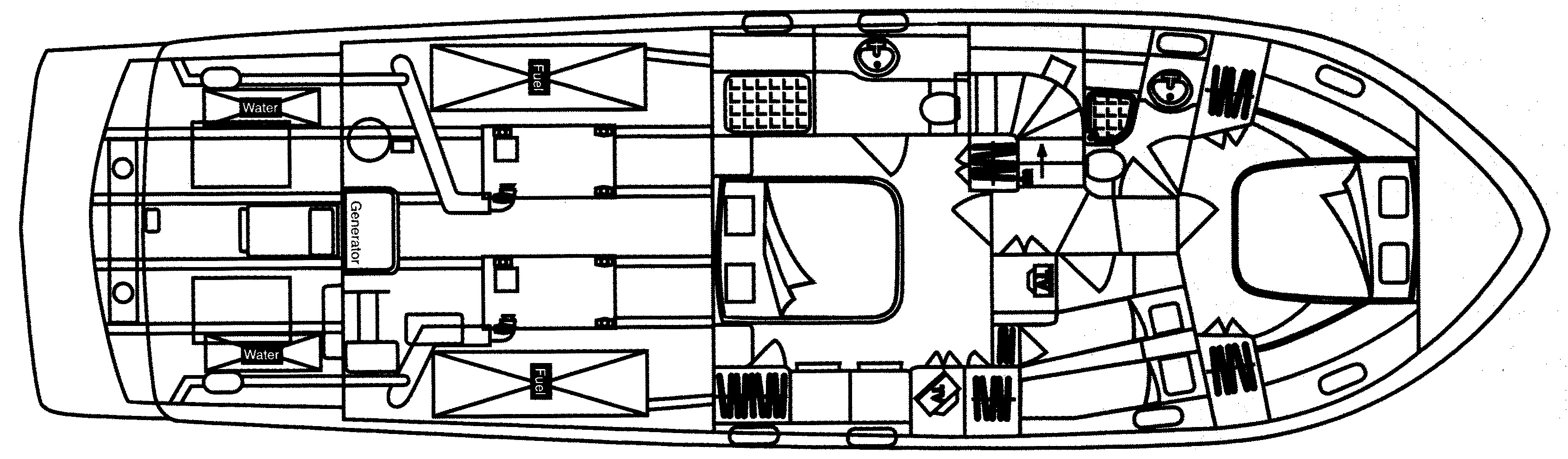 Symbol Yachts 55 Pilothouse floor plan