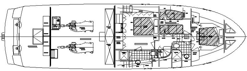 Symbol Yachts 62 Pilothouse floor plan