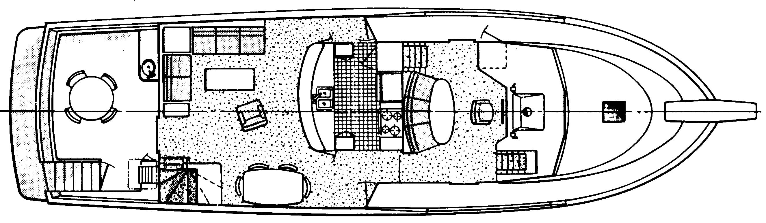 Vantare 58 Pilothouse floor plan