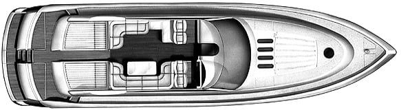 Viking Sport Cruisers V65 Express floor plan