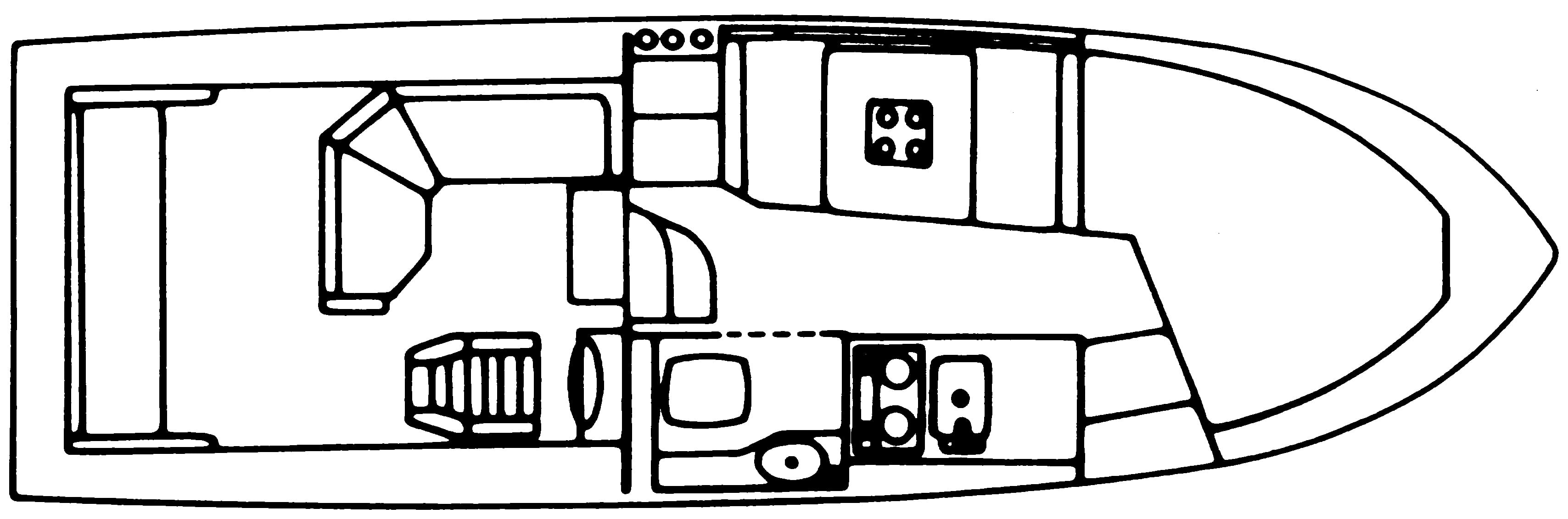 Chaparral 278 XLC; Signature 27 floor plan