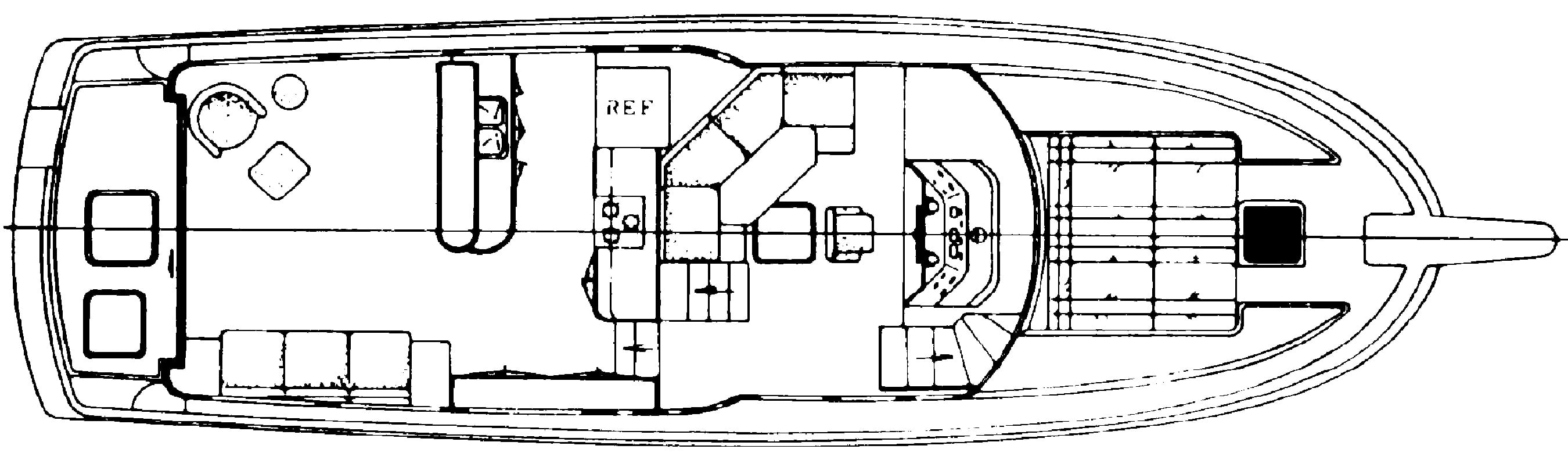 Vitesse 48 Pilothouse floor plan