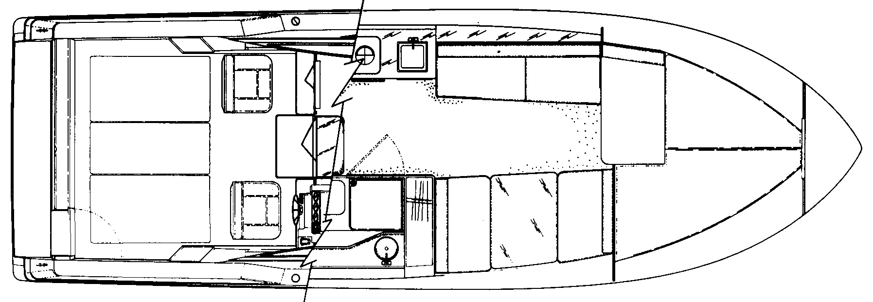 Wellcraft 2600 Express floor plan