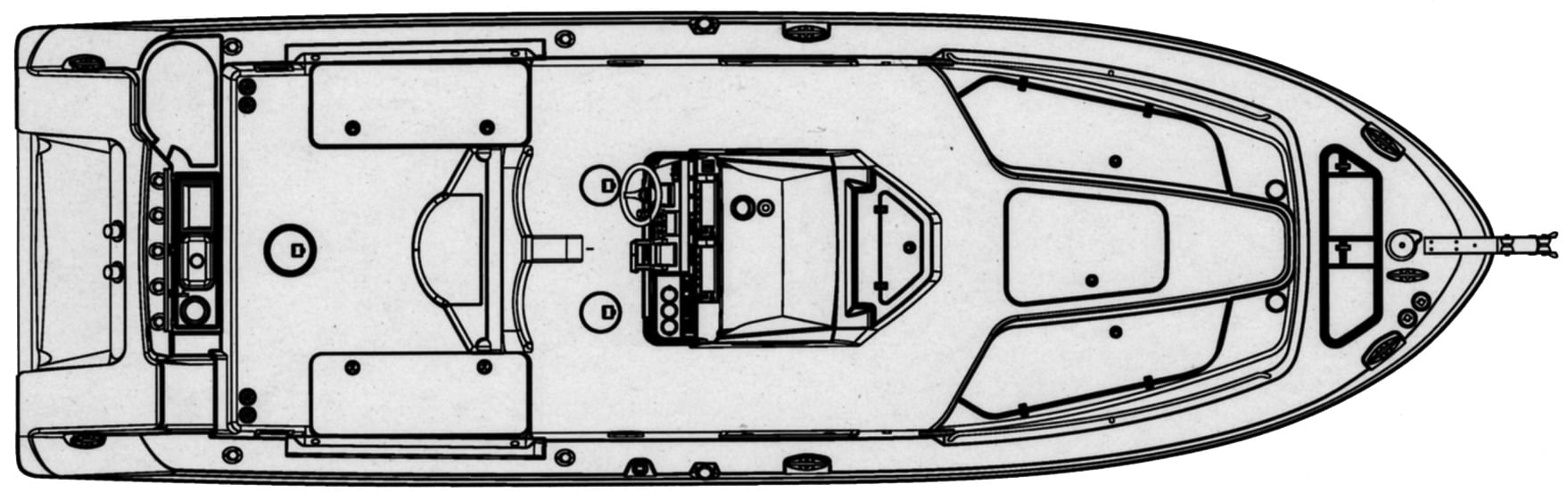 Wellcraft 27 Scarab Tournament floor plan