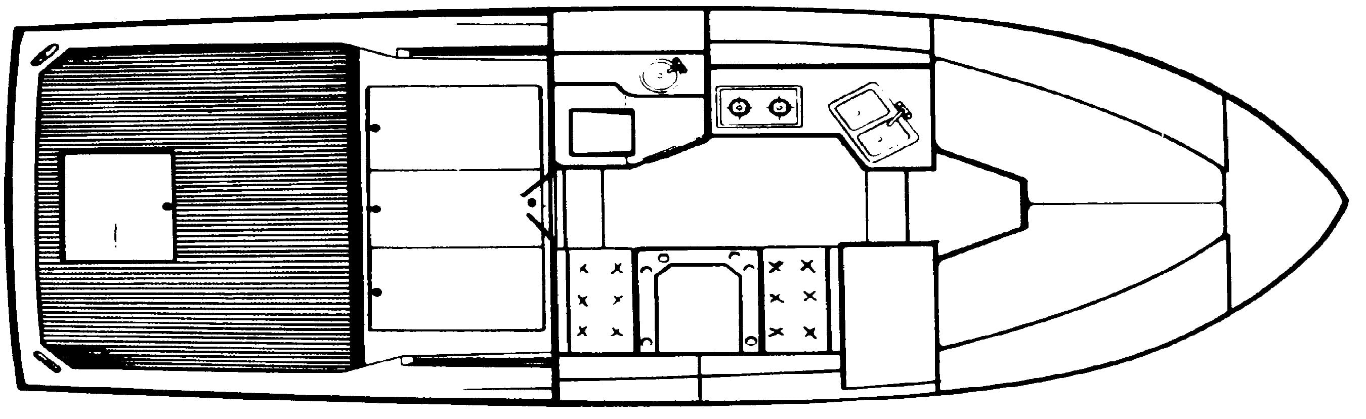 Wellcraft 2900 Sport Bridge floor plan