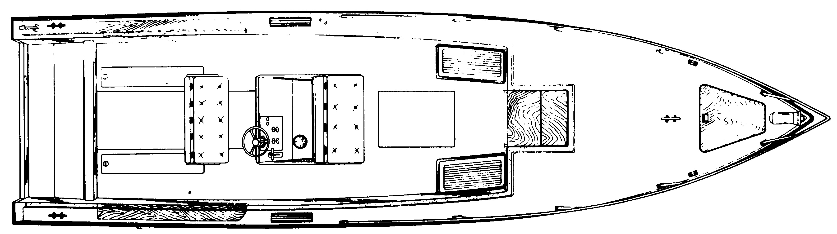 Wellcraft 30 Scarab Sport floor plan