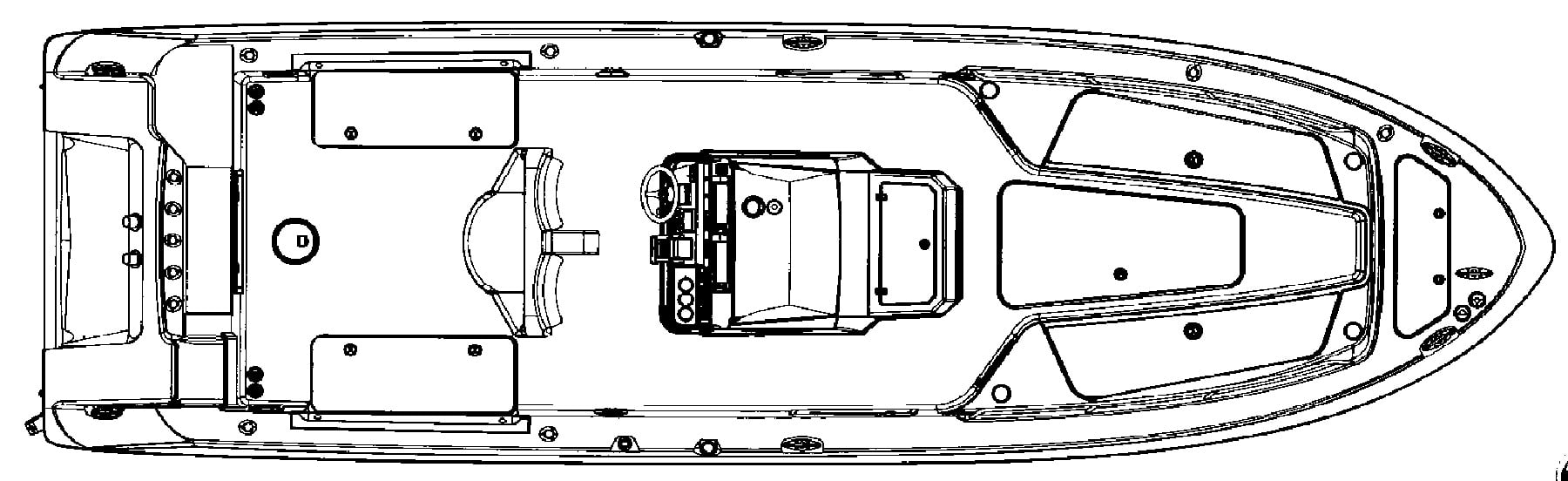 Wellcraft 30 Scarab Tournament floor plan