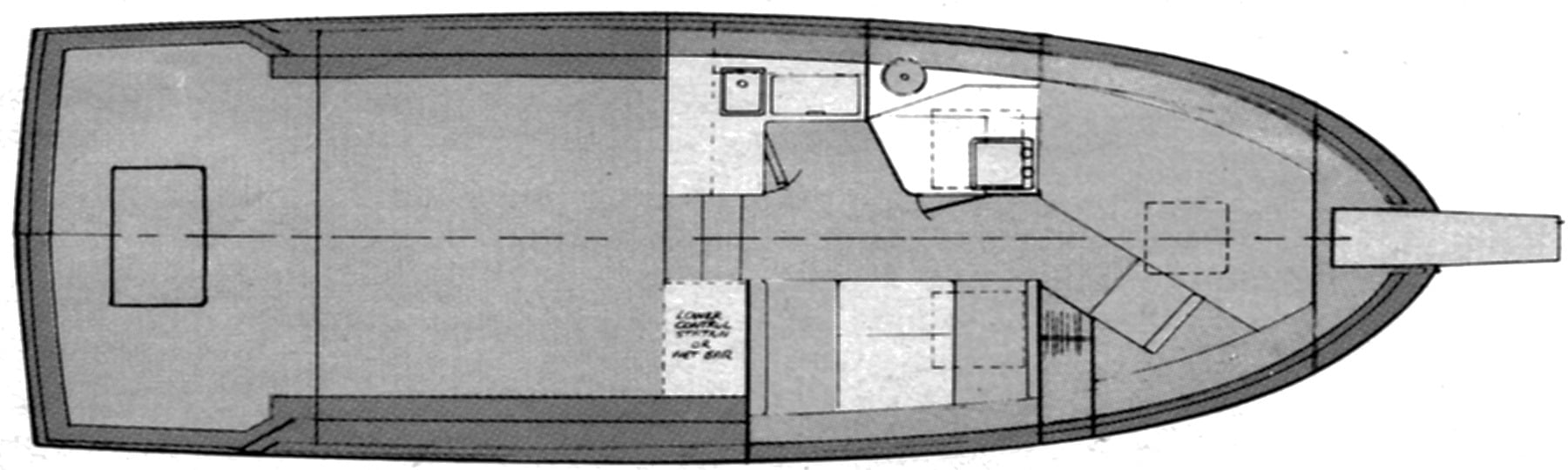 Wellcraft 310 Sedan floor plan