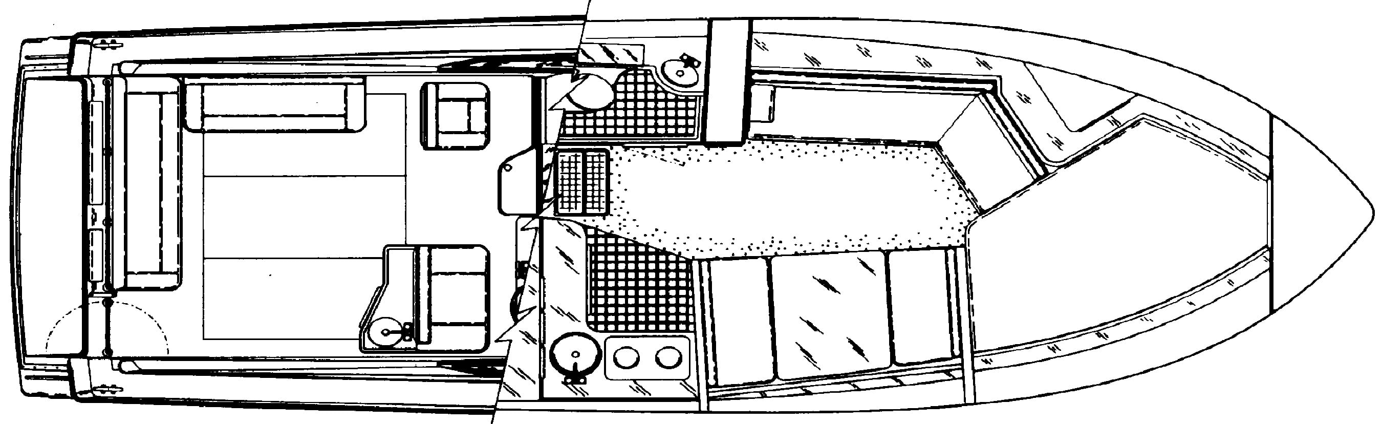Wellcraft 33 St. Tropez floor plan