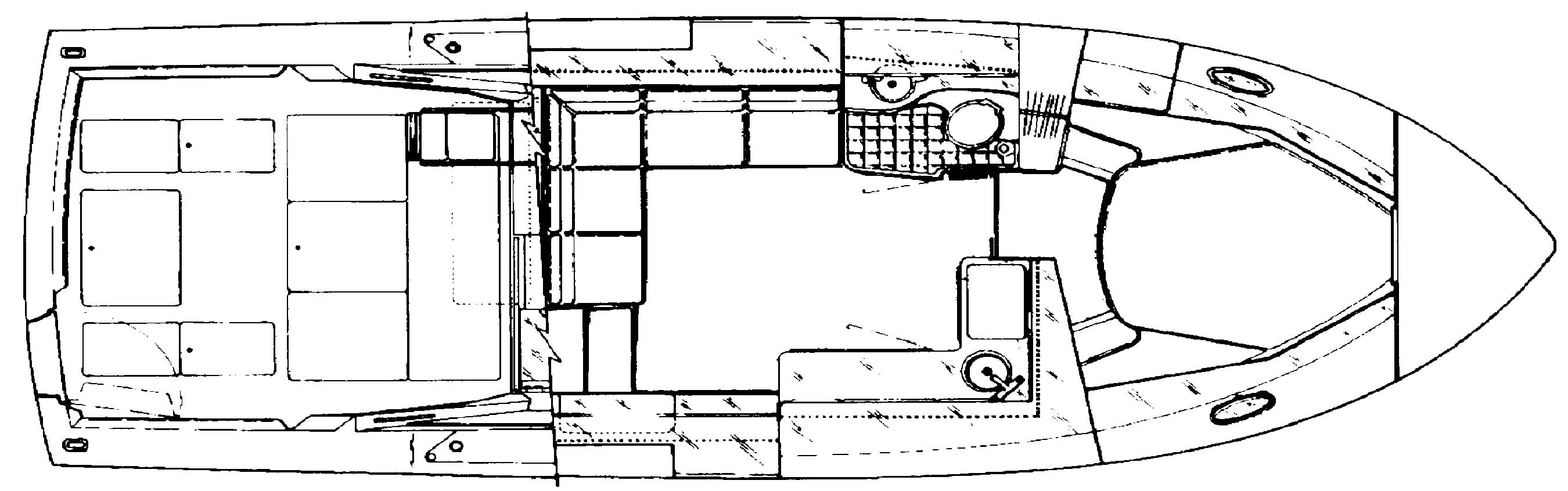 Wellcraft 3300 Sport Bridge floor plan