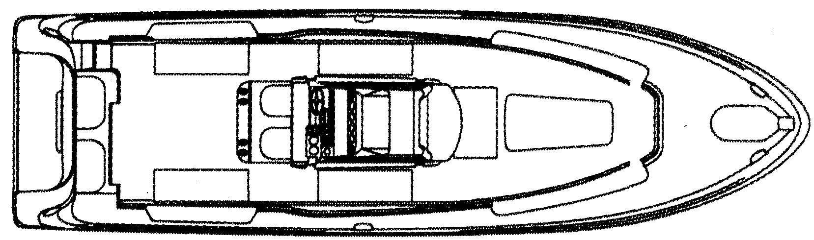 Wellcraft 35 Scarab Sport; 35 CCF floor plan