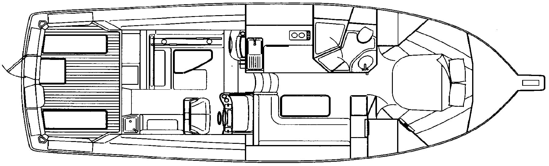 Wellcraft 390 Coastal floor plan