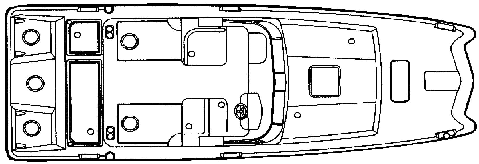World Cat 270 Express Cabin floor plan