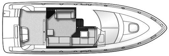 Sea Ray Yachts 390 Sedan Bridge floor plan
