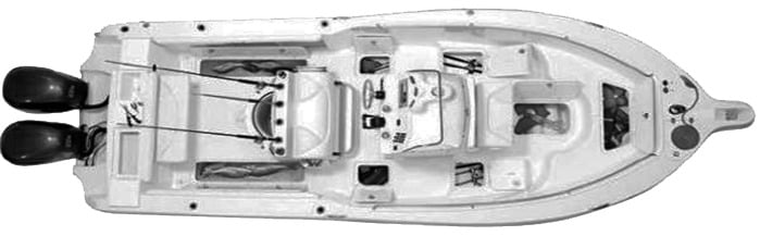 Polar 2700 Center Console floor plan