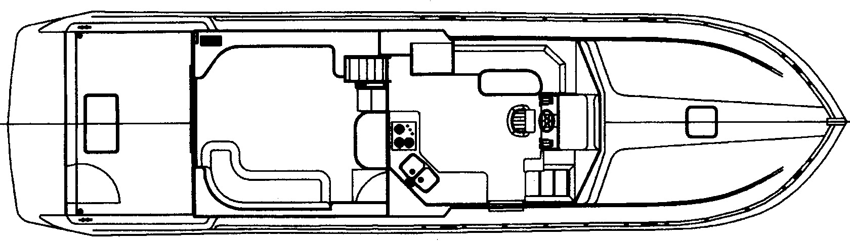 Navigator Yachts 57 Rival floor plan