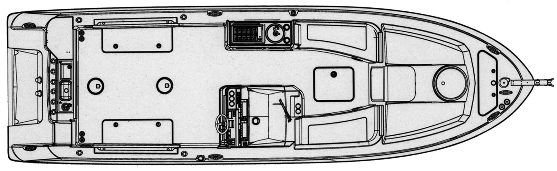 Wellcraft 30 Scarab Sport floor plan