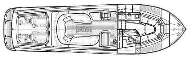 Hinckley Yachts Talaria 38R floor plan