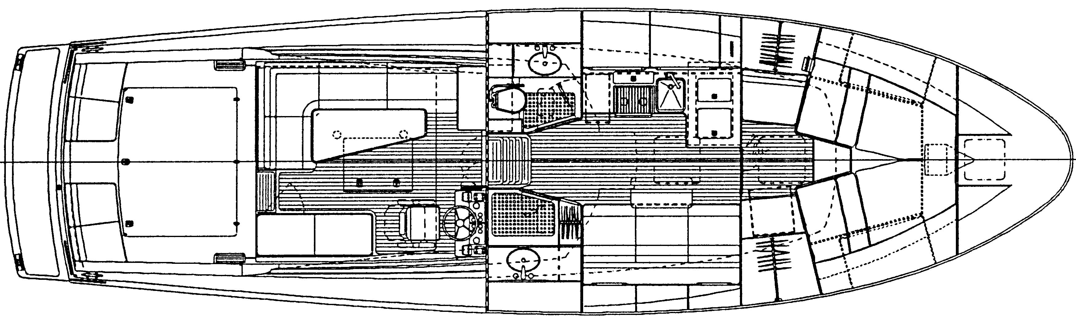 Little Harbor 44 Whisperjet floor plan