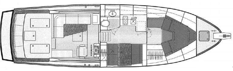 Little Harbor 40 WhisperJet floor plan