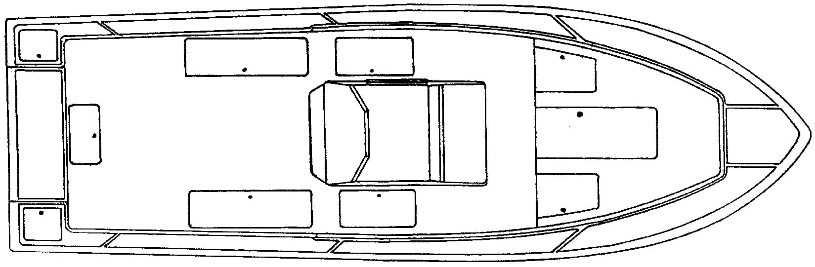 Ocean Master 27 Ocean Skiff floor plan