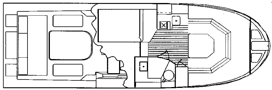 Albin 28 TE floor plan