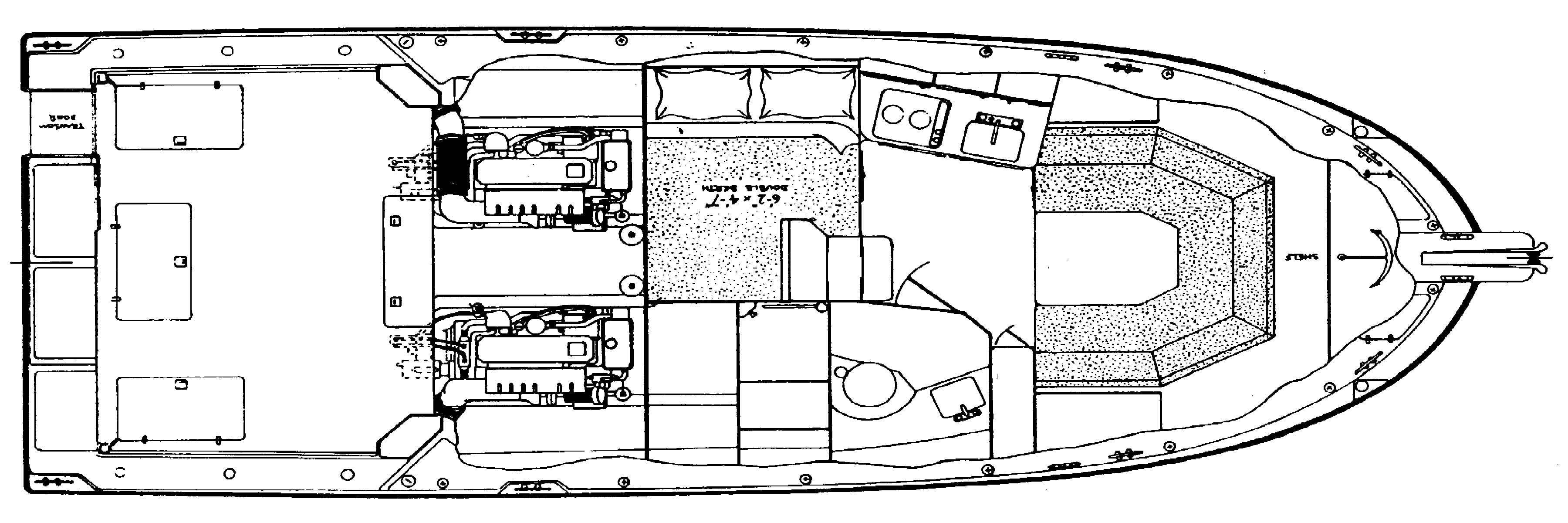Albin 31 TE floor plan