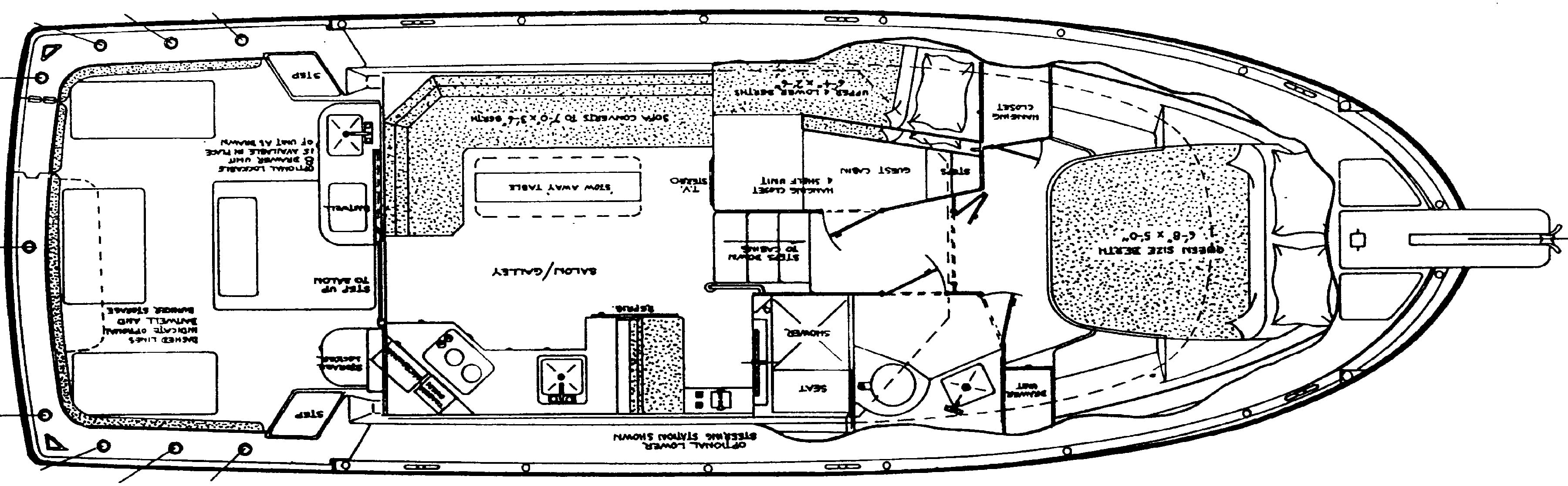 Albin 35 TE floor plan