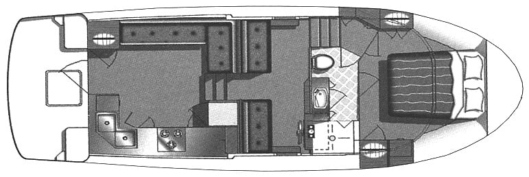 American Tug 34 floor plan