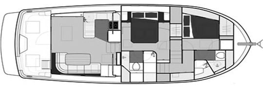 American Tug 41 floor plan