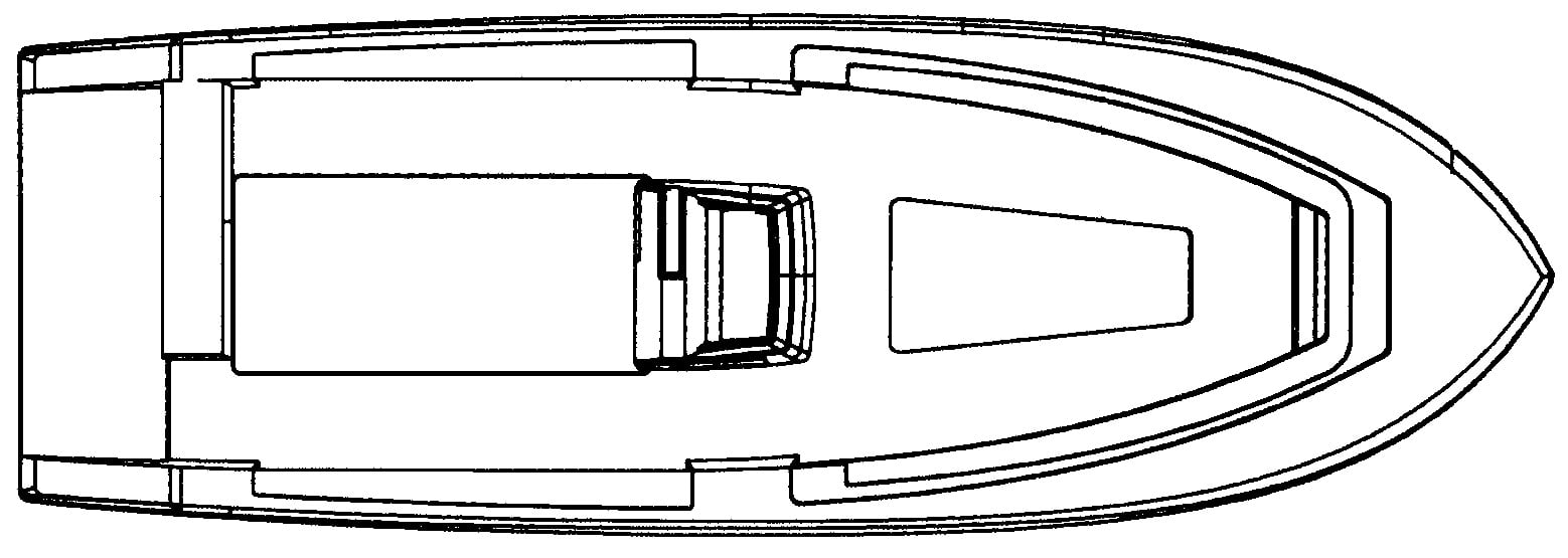Angler 2600 Center Console floor plan