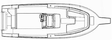 Angler 2700 Center Console floor plan