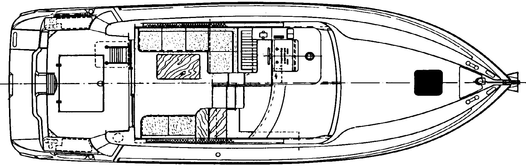 Azimut Yachts 36 Flybridge floor plan