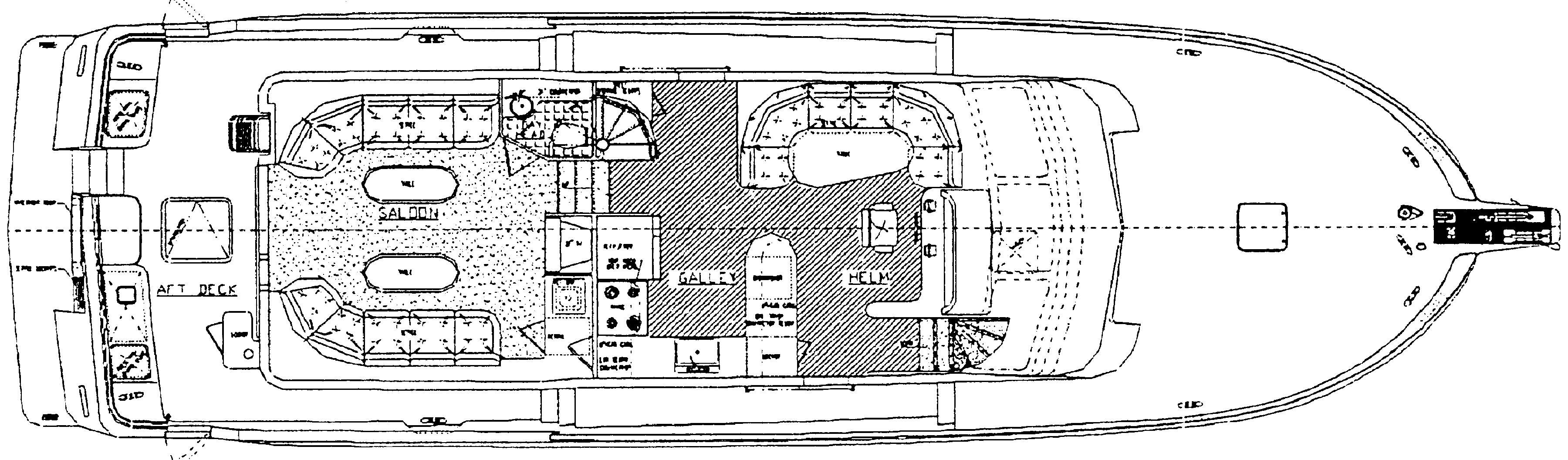 Cheoy Lee Yachts 65 Pilothouse MY floor plan