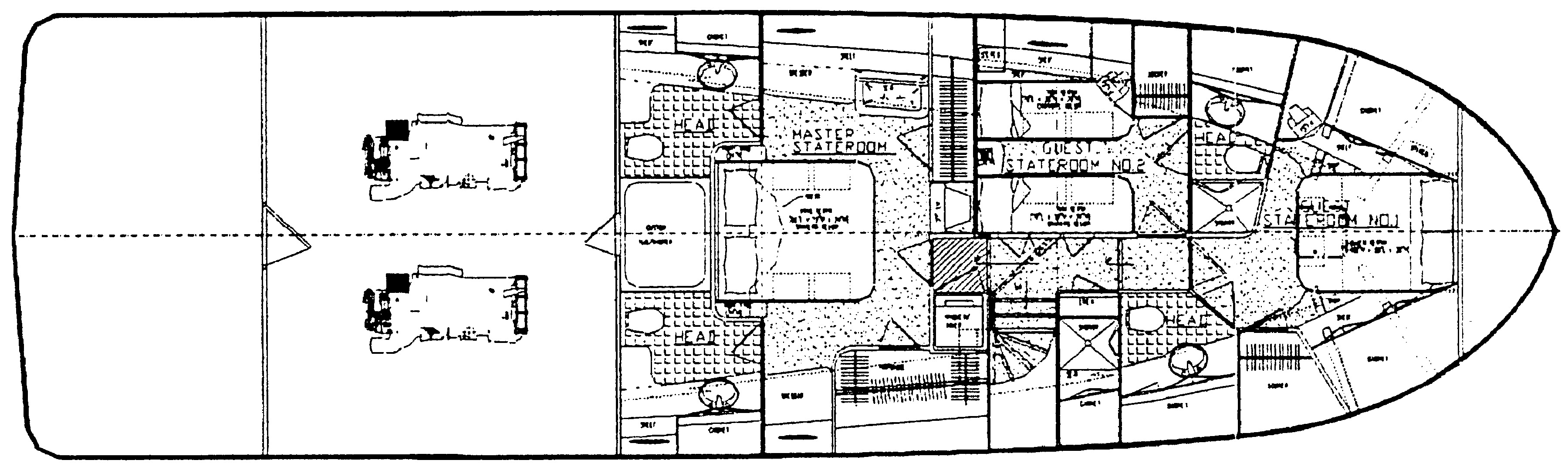 Cheoy Lee Yachts 65 Pilothouse MY floor plan