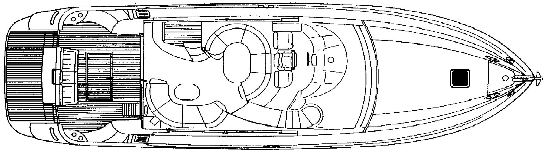 Azimut Yachts 58 Flybridge floor plan