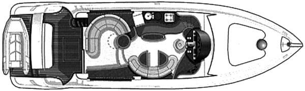 Azimut Yachts 55 Evolution floor plan