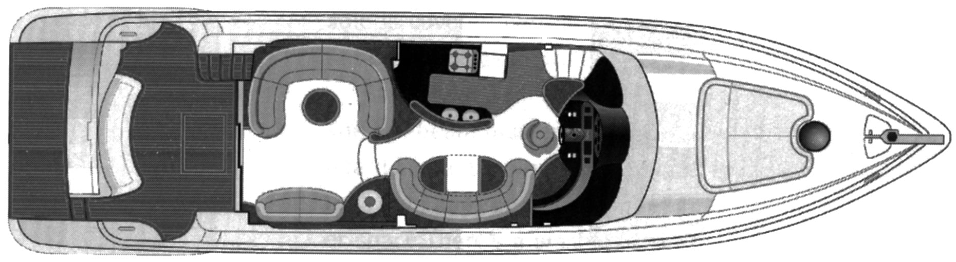 Azimut Yachts 62E floor plan