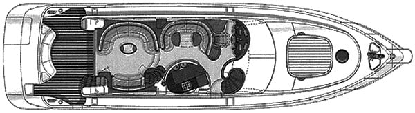 Azimut Yachts 68 Plus; 68 Evolution floor plan
