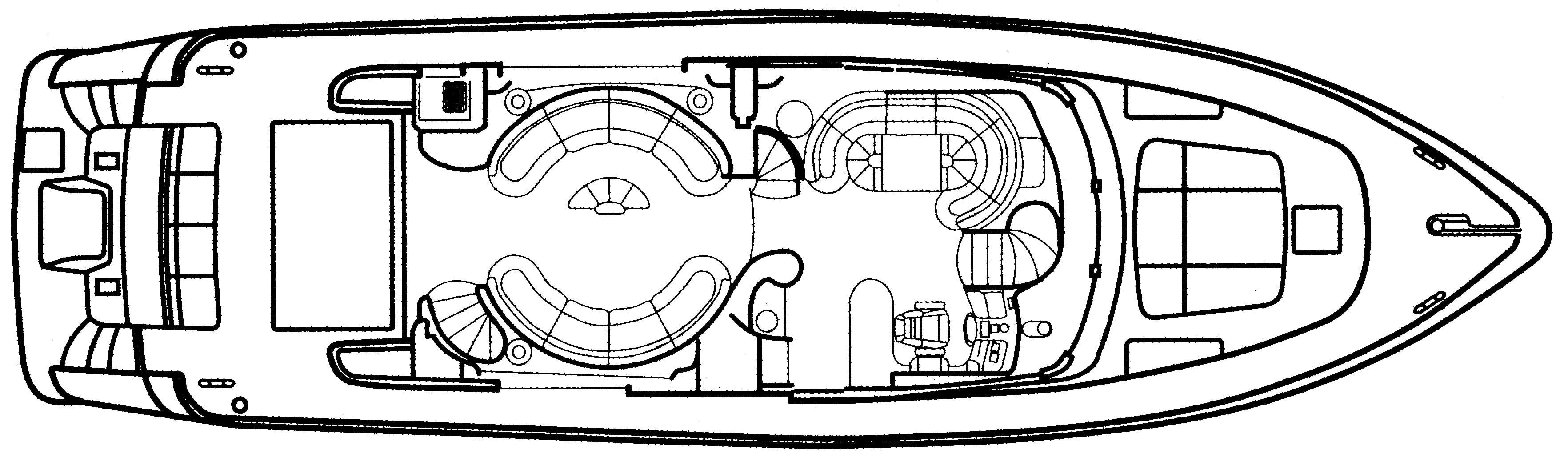 Azimut Yachts 70 Sea Jet floor plan