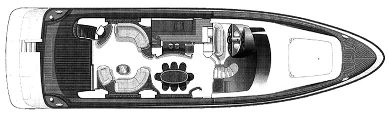 Azimut Yachts 80 Carat floor plan