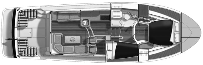 Back Cove Yachts 37-370-372 floor plan