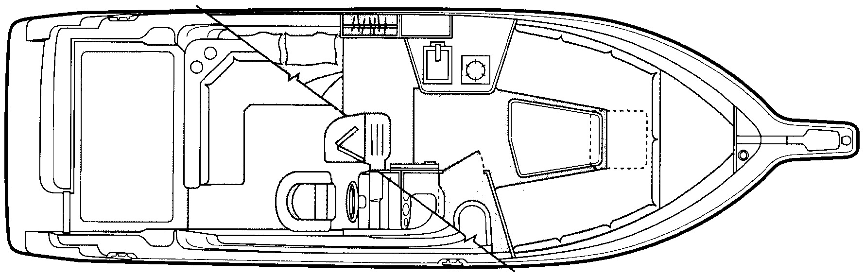 Bayliner Yachts 2655 Ciera Sunbridge floor plan