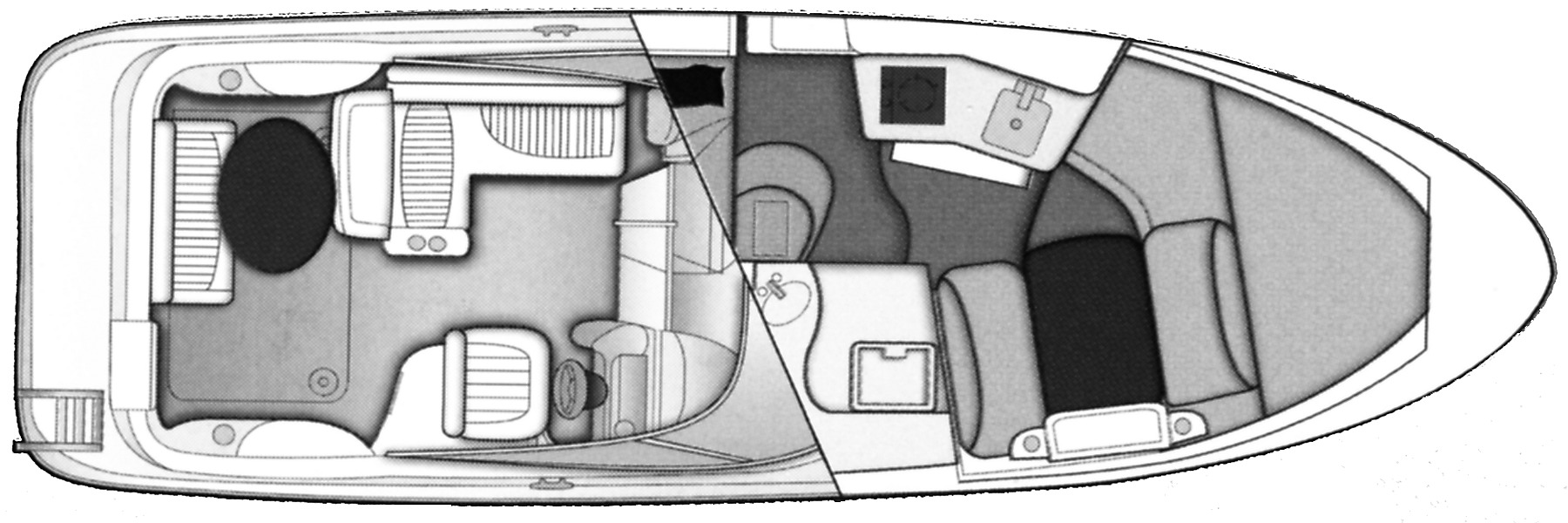 Bayliner Yachts 275 SB Cruiser floor plan