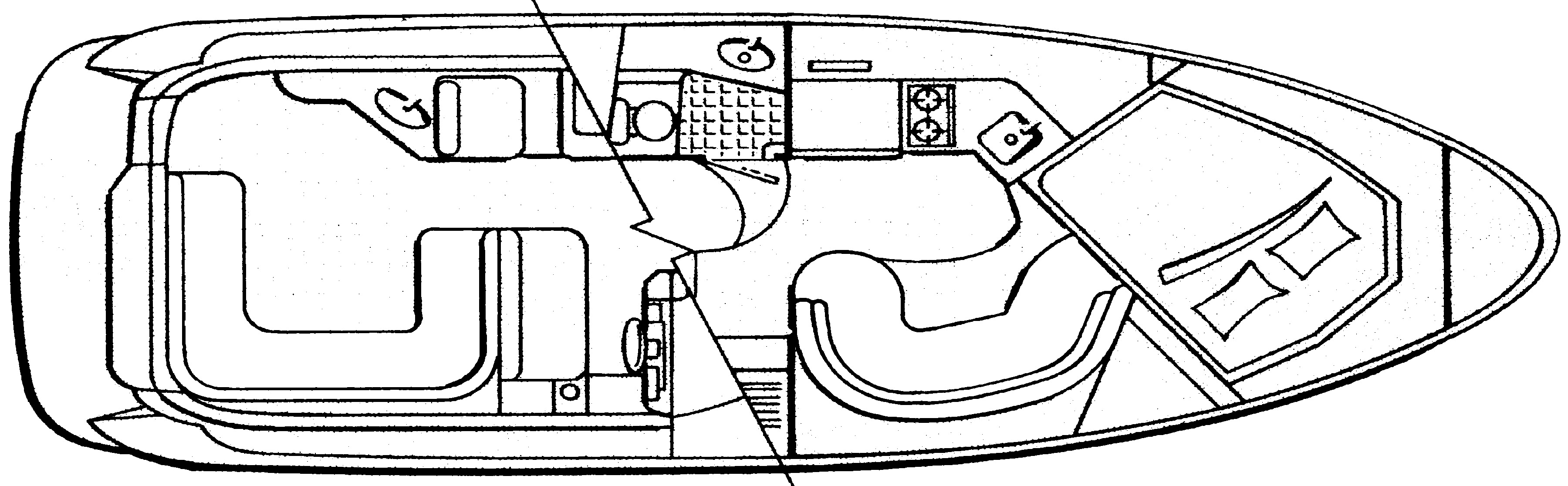 Bayliner Yachts 305 SB Cruiser floor plan