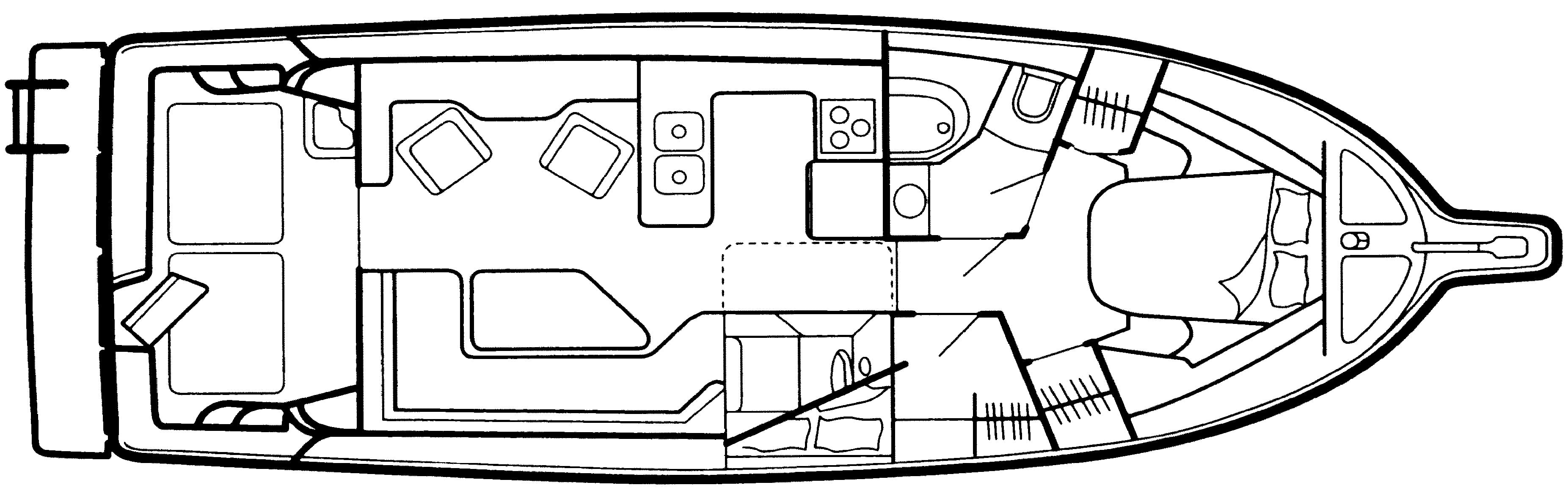 Bayliner Yachts 3788 Motor Yacht floor plan