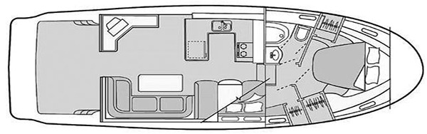 Bayliner Yachts 3788 Motor Yacht floor plan